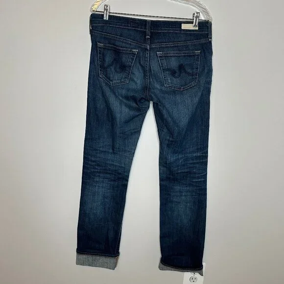 AG Adriano Goldschmied Women's Tomboy Relaxed Straight Jeans | Size 28R - Picture 3 of 7